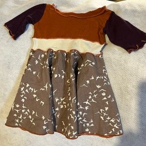 6-12 month Rowan Grey Dress. Only worn a handful of times. EUC. Hand sewn.
